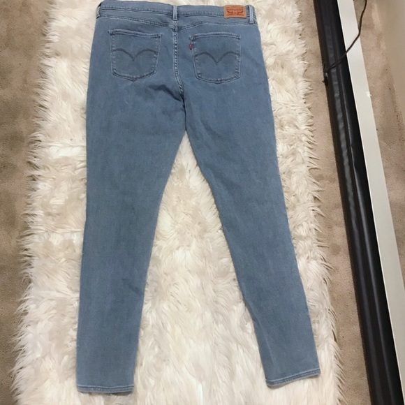 Levi’s 720 High Rise Super Skinny Jeans Light Wash - Picture 4 of 8